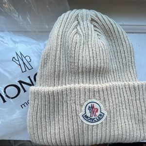 Beige / Tan Moncler Beanie